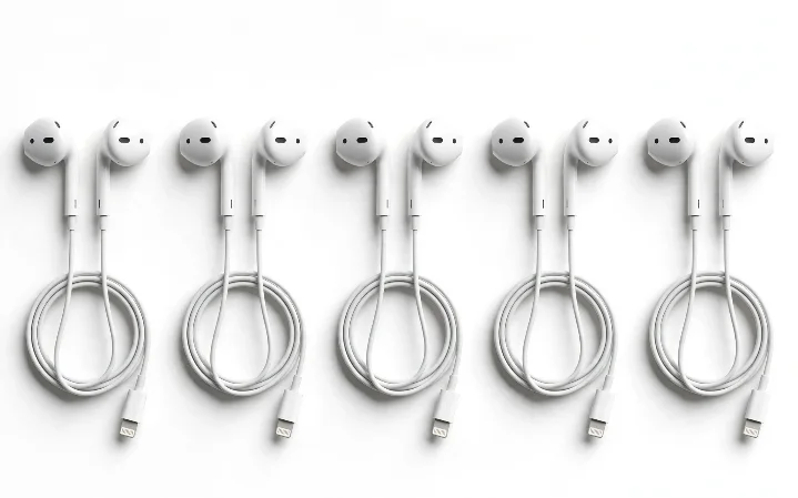 Auriculares Lightning para iPhone x 5 unidades precio x mayor