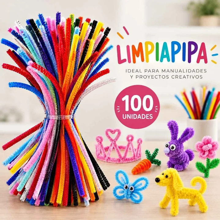 Limpia pipas paquete x 100 unidades